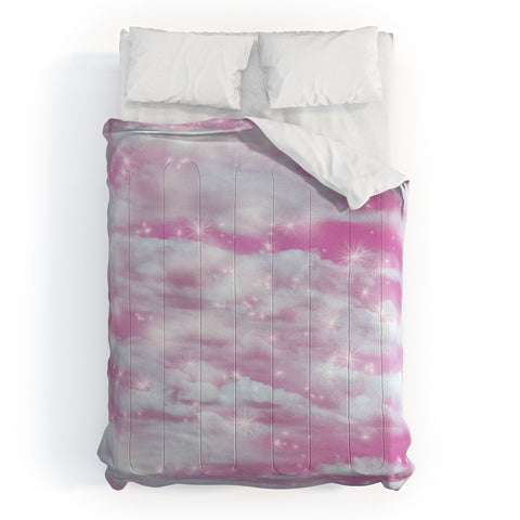Lisa Argyropoulos Dream Big In Pink Comforter