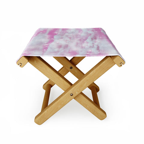 Lisa Argyropoulos Dream Big In Pink Folding Stool