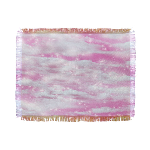 Lisa Argyropoulos Dream Big In Pink Throw Blanket
