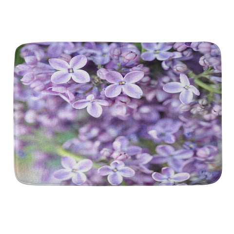 Lisa Argyropoulos Dreamy Lilacs Memory Foam Bath Mat
