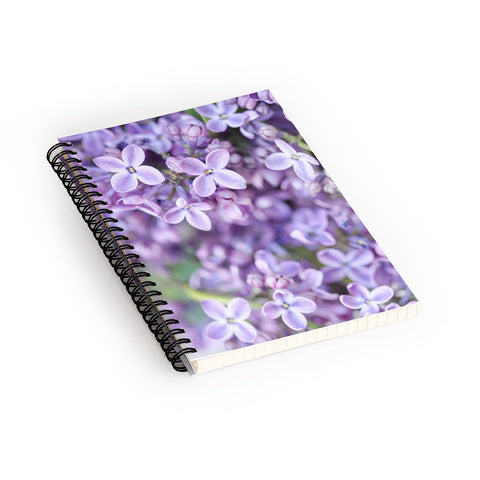 Lisa Argyropoulos Dreamy Lilacs Spiral Notebook