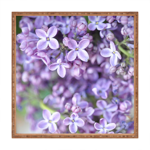 Lisa Argyropoulos Dreamy Lilacs Square Tray