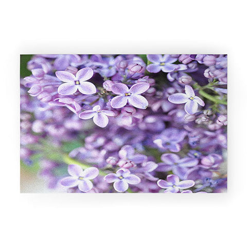 Lisa Argyropoulos Dreamy Lilacs Welcome Mat