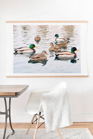 Lisa Argyropoulos Ducks Art Print And Hanger