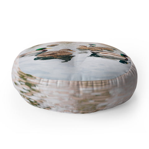 Lisa Argyropoulos Ducks Floor Pillow Round