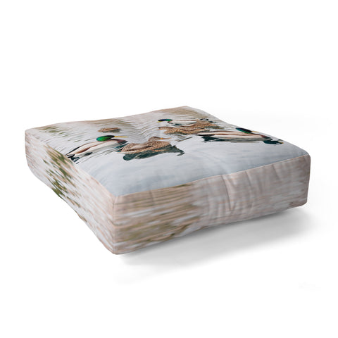 Lisa Argyropoulos Ducks Floor Pillow Square