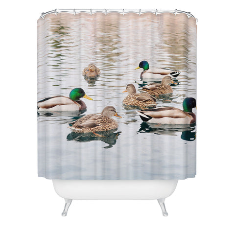 Lisa Argyropoulos Ducks Shower Curtain