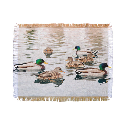 Lisa Argyropoulos Ducks Throw Blanket