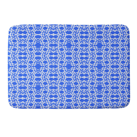 Lisa Argyropoulos Electric in Blue Memory Foam Bath Mat