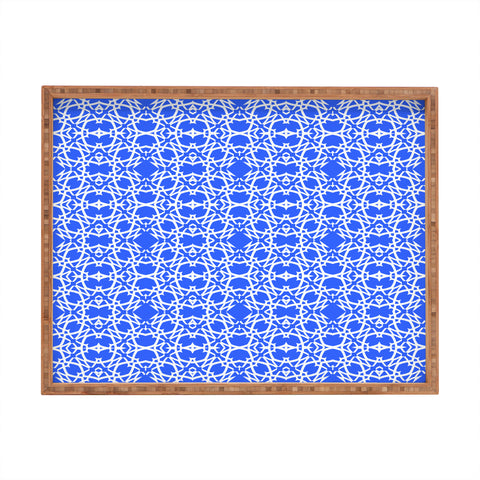 Lisa Argyropoulos Electric in Blue Rectangular Tray