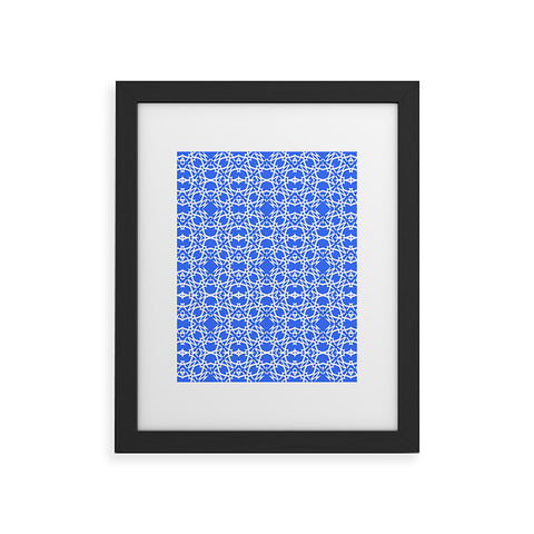 Lisa Argyropoulos Electric in Blue Framed Art Print