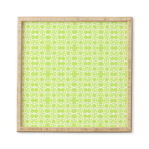 Lisa Argyropoulos Electric In Honeydew Framed Wall Art