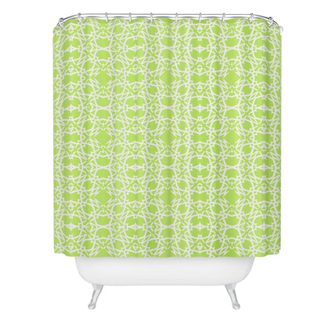 Lisa Argyropoulos Electric In Honeydew Shower Curtain