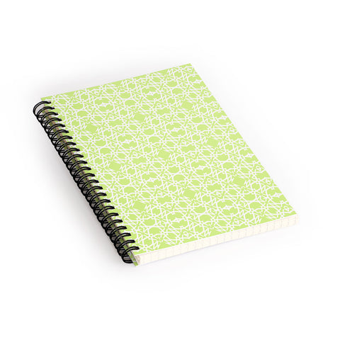 Lisa Argyropoulos Electric In Honeydew Spiral Notebook