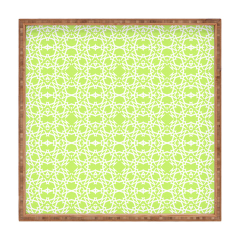 Lisa Argyropoulos Electric In Honeydew Square Tray