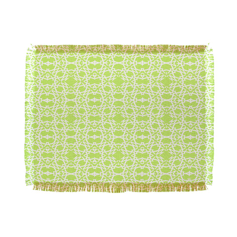 Lisa Argyropoulos Electric In Honeydew Throw Blanket