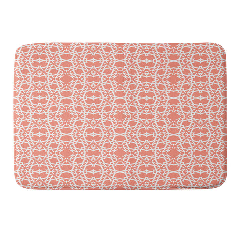 Lisa Argyropoulos Electric in Peach Memory Foam Bath Mat