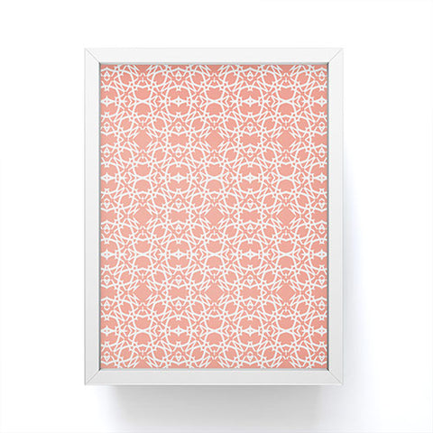 Lisa Argyropoulos Electric in Peach Framed Mini Art Print