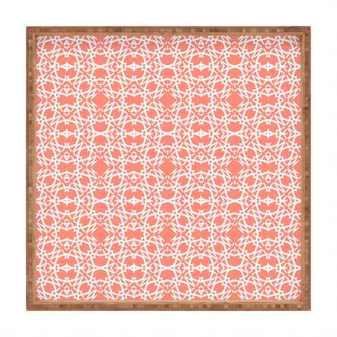 Lisa Argyropoulos Electric in Peach Square Tray