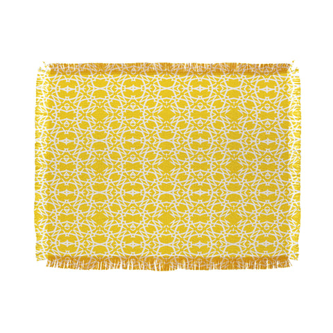 Lisa Argyropoulos Electric In Zest Throw Blanket