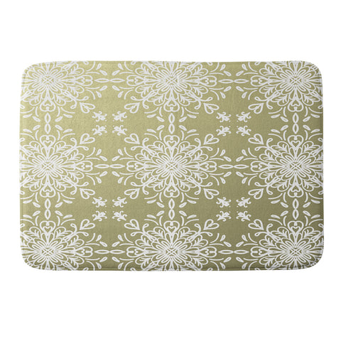 Lisa Argyropoulos Elegance White Whispers Memory Foam Bath Mat