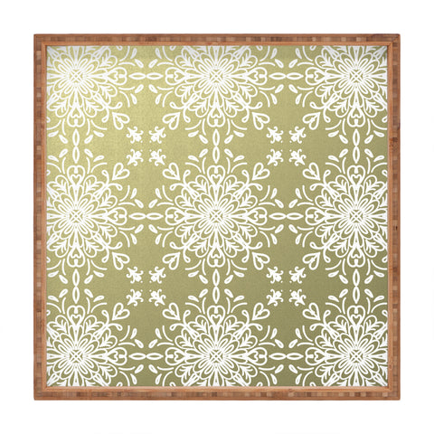 Lisa Argyropoulos Elegance White Whispers Square Tray