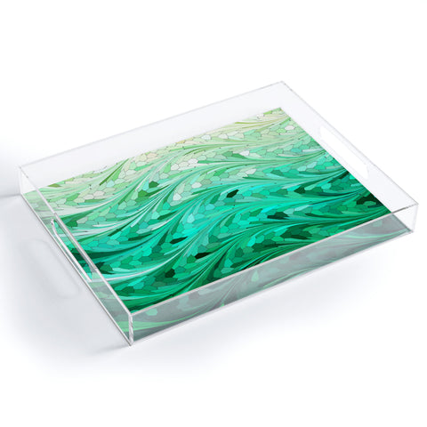 Lisa Argyropoulos Emerald Sea Acrylic Tray