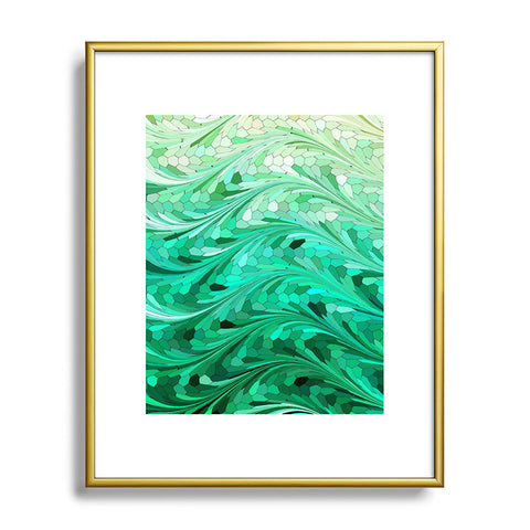Lisa Argyropoulos Emerald Sea Metal Framed Art Print