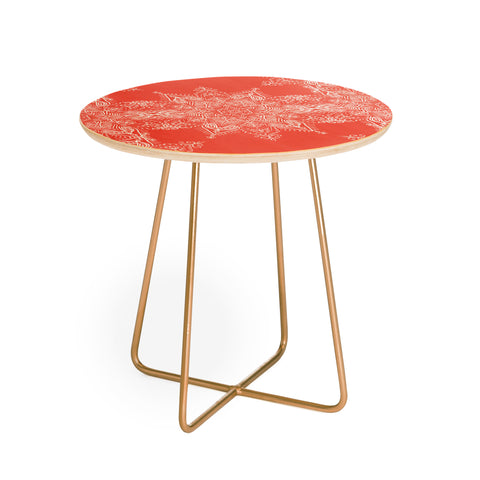 Lisa Argyropoulos Enchanted Soul Coral Round Side Table