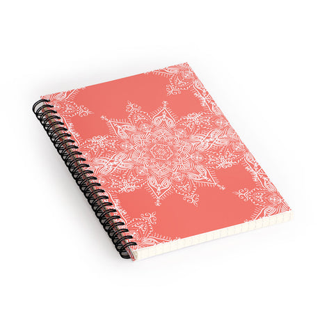 Lisa Argyropoulos Enchanted Soul Coral Spiral Notebook