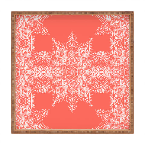 Lisa Argyropoulos Enchanted Soul Coral Square Tray