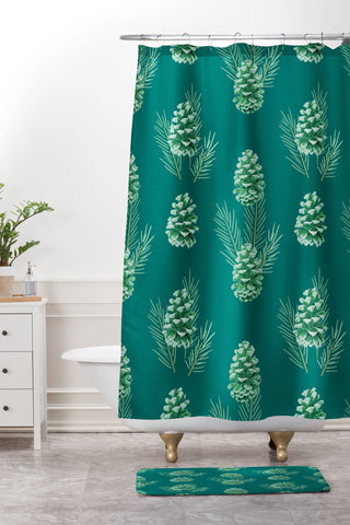 Lisa Argyropoulos Everpine Shower Curtain And Mat