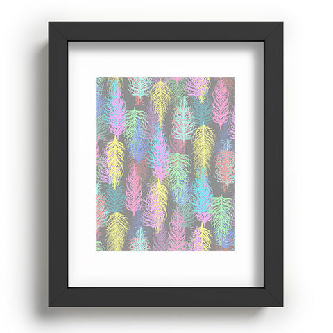 Lisa Argyropoulos Feathered Spring Gray Recessed Framing Rectangle