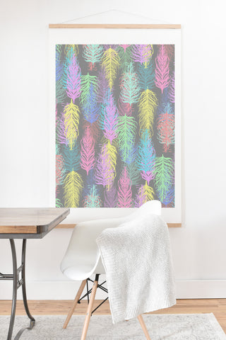 Lisa Argyropoulos Feathered Spring Gray Art Print And Hanger