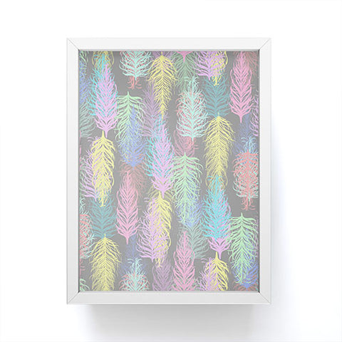 Lisa Argyropoulos Feathered Spring Gray Framed Mini Art Print