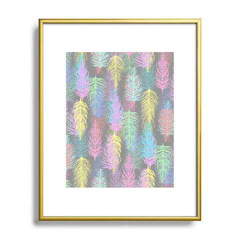 Lisa Argyropoulos Feathered Spring Gray Metal Framed Art Print