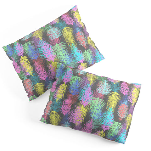 Lisa Argyropoulos Feathered Spring Gray Pillow Shams