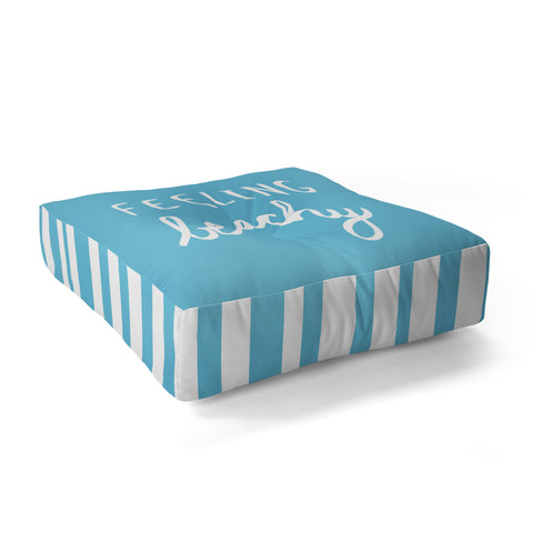 Lisa Argyropoulos Feeling Beachy Floor Pillow Square