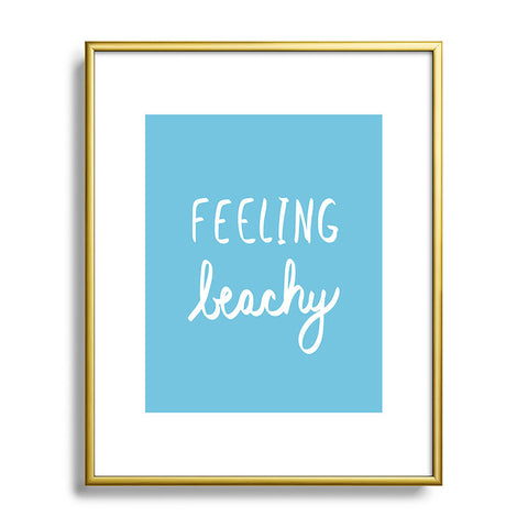 Lisa Argyropoulos Feeling Beachy Metal Framed Art Print