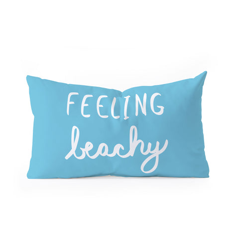 Lisa Argyropoulos Feeling Beachy Oblong Throw Pillow