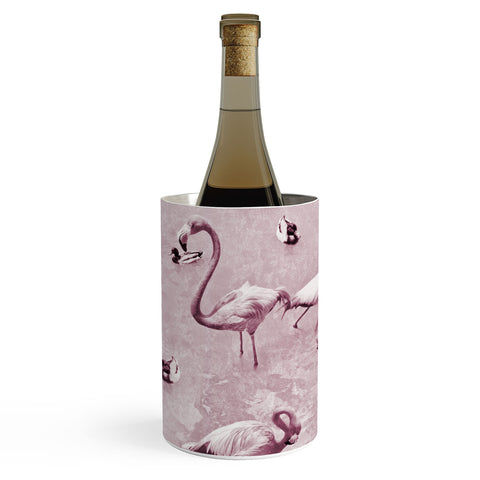 Lisa Argyropoulos Flamingos Vintage Rose Wine Chiller