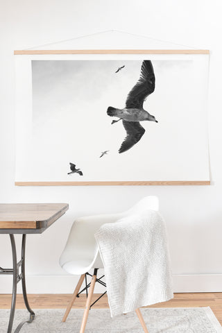 Lisa Argyropoulos Flight of Fancy Monochrome Art Print And Hanger