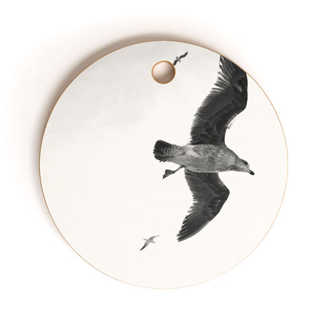 Lisa Argyropoulos Flight of Fancy Monochrome Cutting Board Round