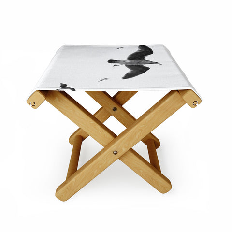 Lisa Argyropoulos Flight of Fancy Monochrome Folding Stool