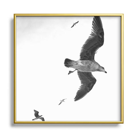 Lisa Argyropoulos Flight of Fancy Monochrome Metal Square Framed Art Print