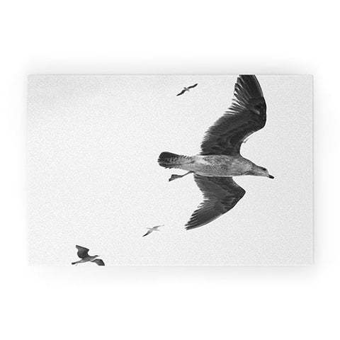 Lisa Argyropoulos Flight of Fancy Monochrome Welcome Mat