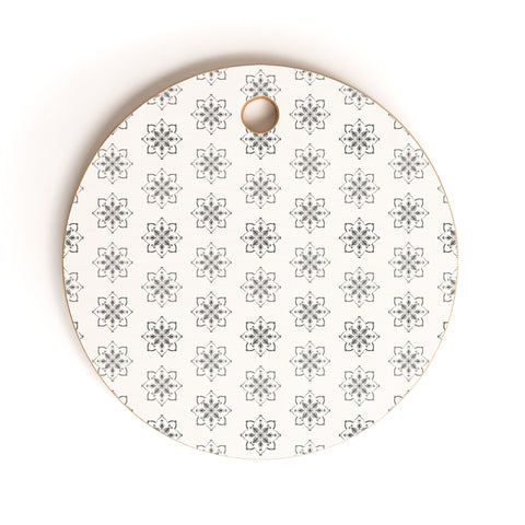 Lisa Argyropoulos Florence Monochrome on White Cutting Board Round