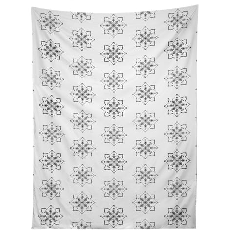 Lisa Argyropoulos Florence Monochrome on White Tapestry