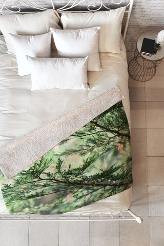 Lisa Argyropoulos Forest Whispers Fleece Throw Blanket