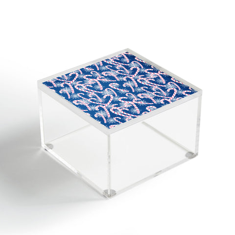 Lisa Argyropoulos Frosty Canes Blue Acrylic Box